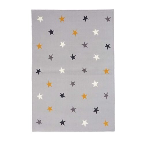 Tapis enfant 60x110cm AF NIGHTSKY Gris en Polypropylène