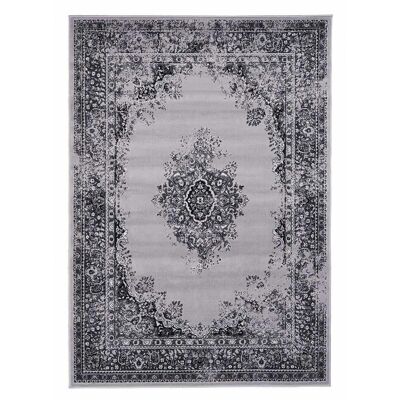 Oriental style rug 240x330 cm rectangular af vintor black dining room suitable for underfloor heating