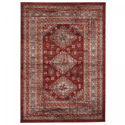 Tapis orient style 190x280cm AF DAZOR Rouge en Polypropylène