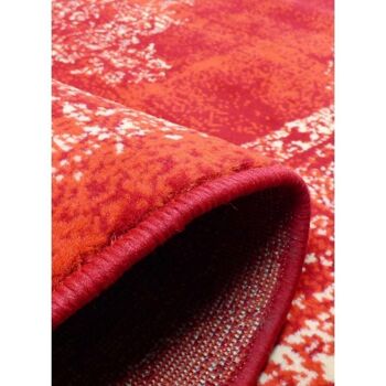 Tapis orient style 80x150 cm rectangulaire af ayor rouge chambre adapté au chauffage par le sol 3
