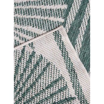 Tapis exterieur 120x170cm AF PARAPLE REVERSIBLE Vert en Polypropylène 3