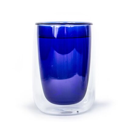 DOPPLER - TEA GLASS - Blue