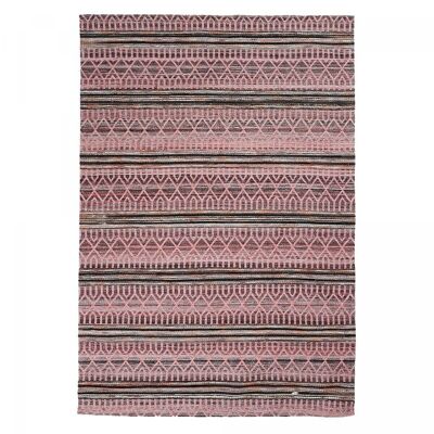 Living room rug 50x80cm VORELA Pink. Handmade Polyester Rug