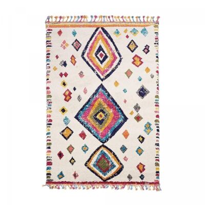 Teppich im Berber-Stil, 120 x 170 cm, OURIKA MK 04, mehrfarbig, aus Polypropylen
