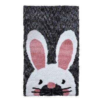 Tapis enfant 50x80cm RABBIT Multicolore en Polyester 1