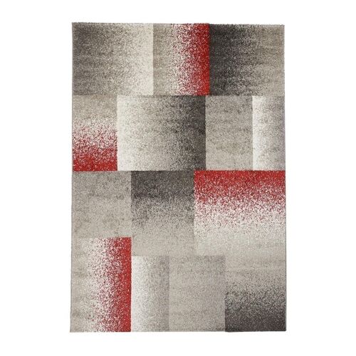 Tapis salon 120x170cm DERBY Rouge en Polypropylène