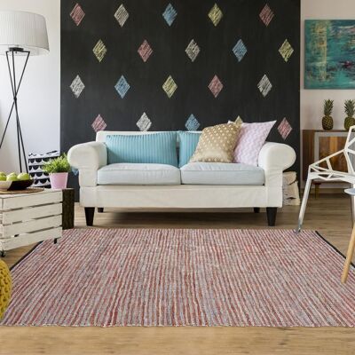 Kilim rug 120x170 cm rectangular galiand orange hand-woven living room