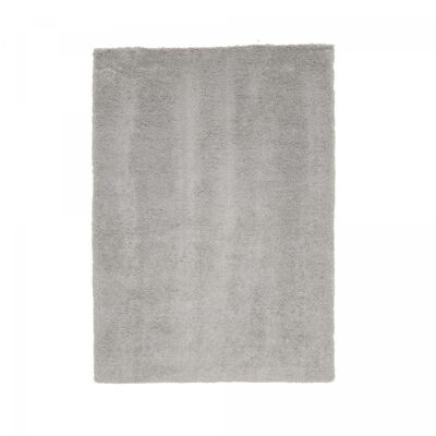 Tapis shaggy 60x110cm SG CHIC Gris. Tapis artisanal en Polyester