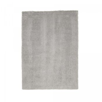 Tapis shaggy 60x110cm SG CHIC Gris. Tapis artisanal en Polyester 1