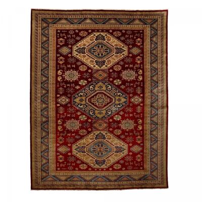Oriental rug 250x300cm SHIRVAN 5 Red. Handmade wool rug
