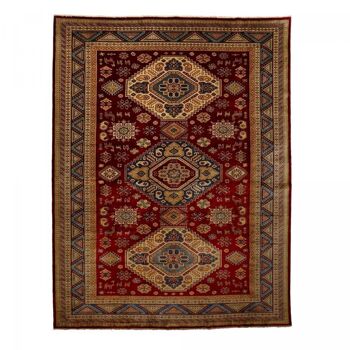 Tapis d'orient 250x300cm SHIRVAN 5 Rouge. Tapis artisanal en Laine 1