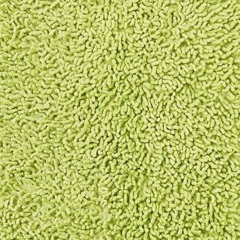 Tapis de salle de bain 60x110 cm rectangulaire spaghetti vert salle de bain tufté main coton 3