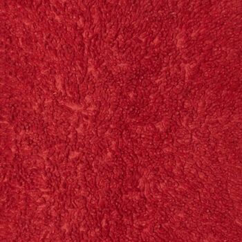 Tapis de salle de bain 50x80 cm rectangulaire spaghetti rouge salle de bain tufté main coton 3