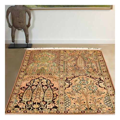 Tapis d'orient CACHEMIRE 23 1A2T Fabrication artisanal en Rayonne