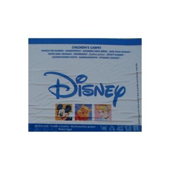 Tapis enfant 50x80cm BLANCHE NEIGE Bleu en Polyamide 5