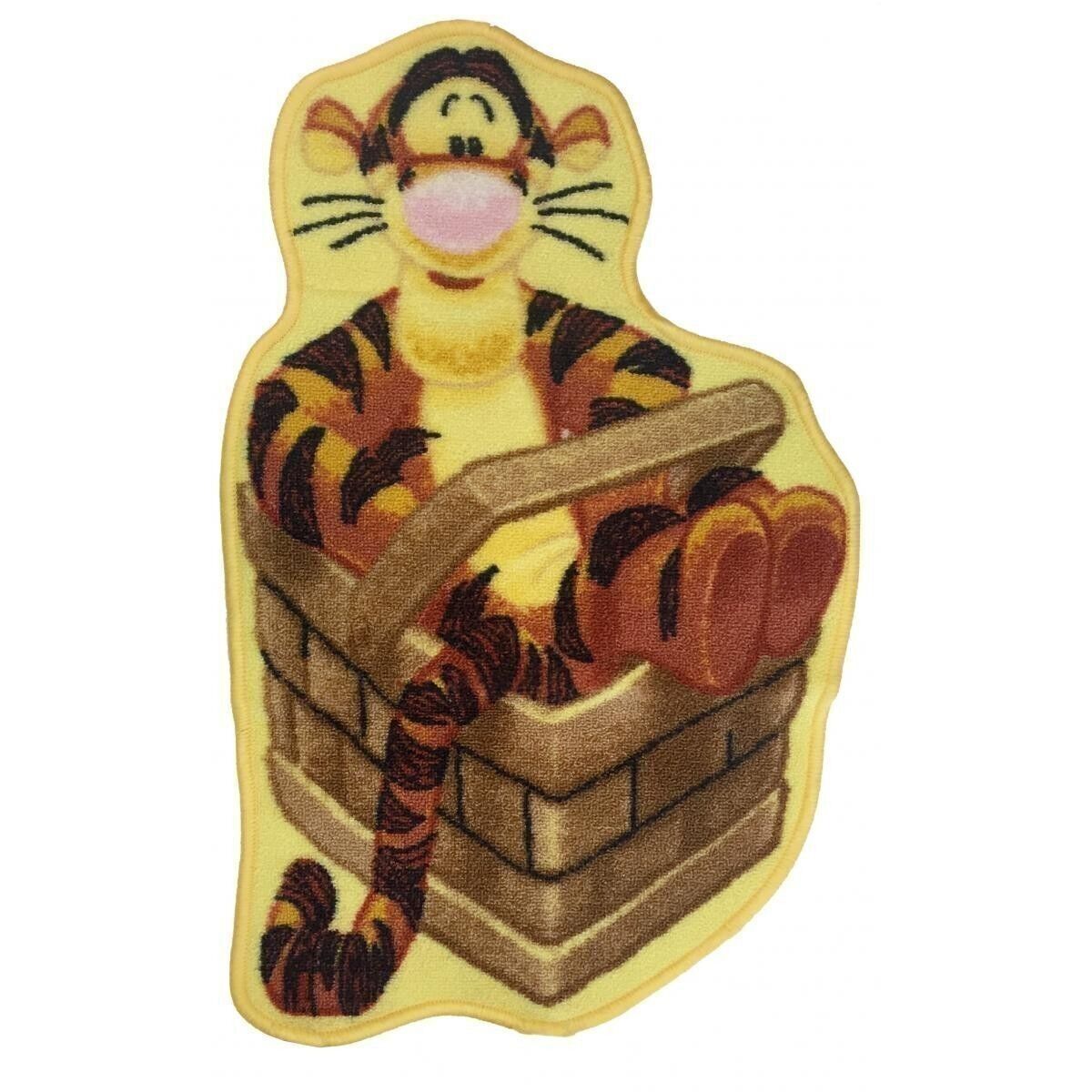 Children's rug 50x80cm SHAPED TIGROU Orange in Polyamide