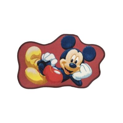 Geformter MICKEY-Kinderteppich aus Polyamid