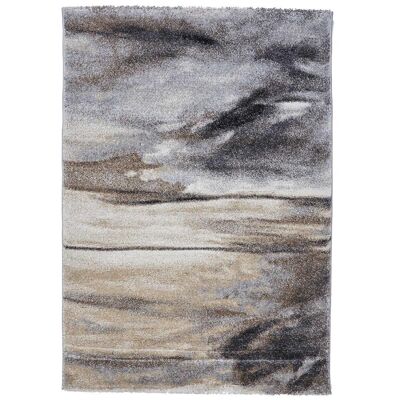 Tapis salon 120x170cm ELEGANT 01 Gris en Polypropylène