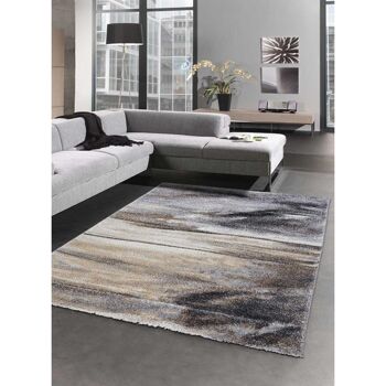 Tapis salon 200x290cm ELEGANT 01 Gris en Polypropylène 2