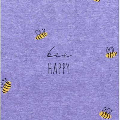 abeja feliz