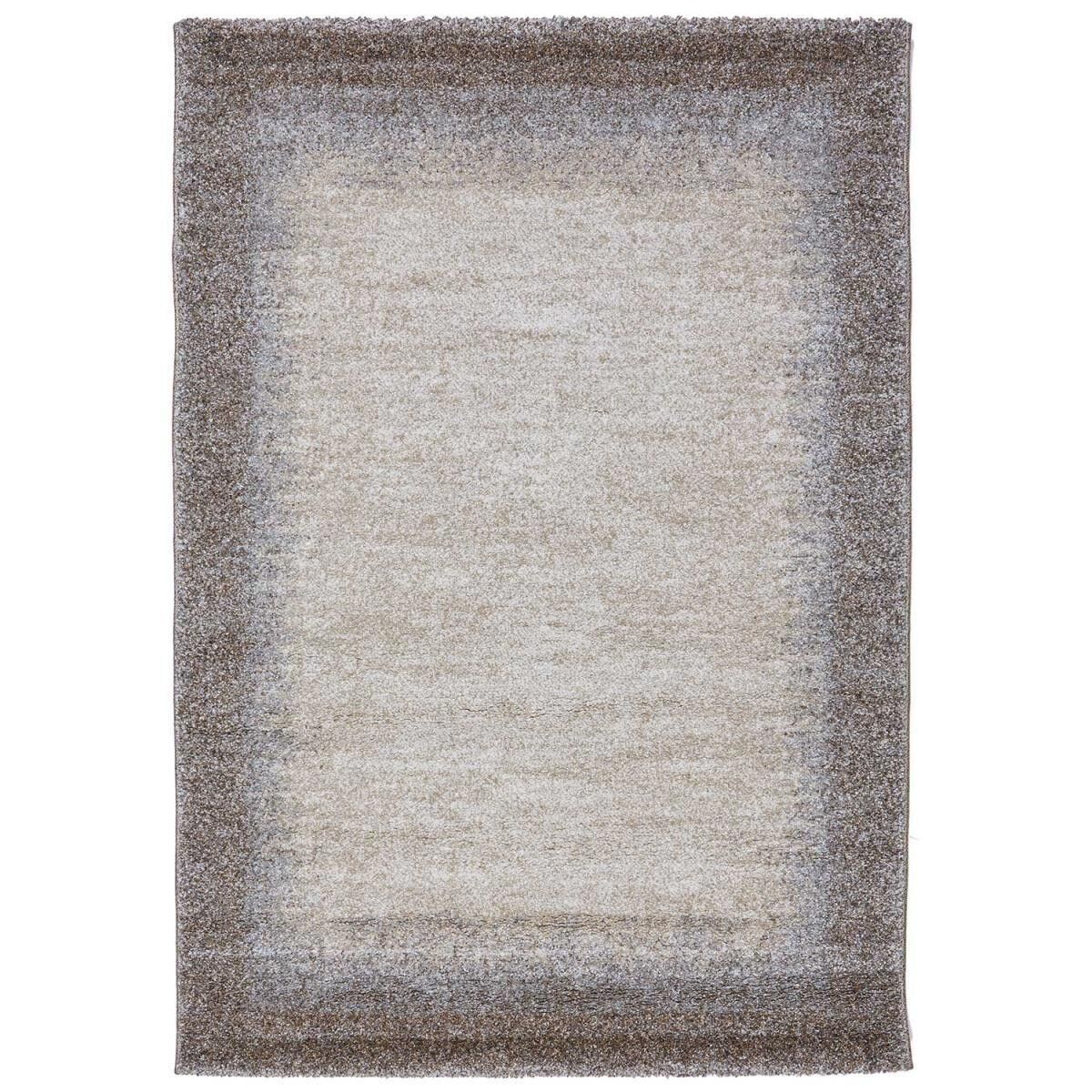 Tappeto da soggiorno cm 100x100 quadrato ELEGANT 03 Marrone in Polipropilene