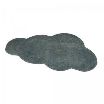 Tapis enfant 60x90cm NUAGE 1 Gris. Tapis artisanal en Coton 5