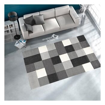 Tapis salon BRILLANCE CUBE en Polypropylène 1