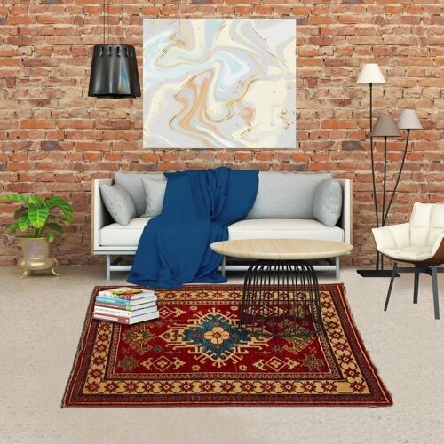 Tapis d'orient KAZAK 64 1A2T Fabrication artisanal en Laine