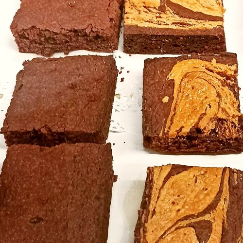 Brownies au beurre de cacahuète