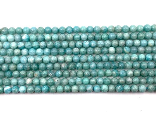 Amazonite de Russie de 6 mm