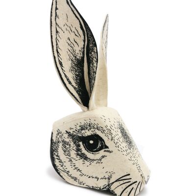 COIFFE DE LAPIN NOIR