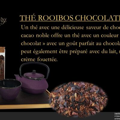 Thé rooibos chocolat biscuits