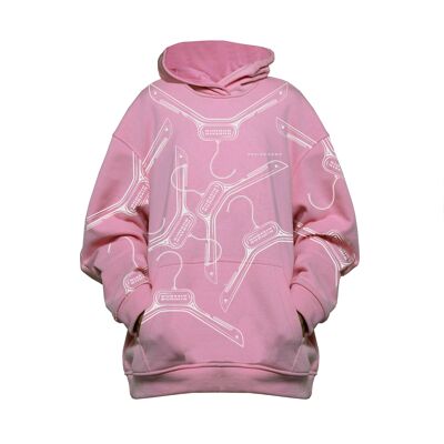 Herren rosa "Upside Down" Sweatshirt