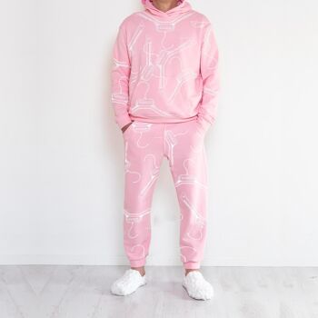 Sweat homme "Upside Down" rose 5