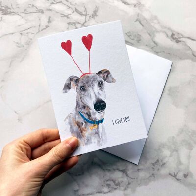 Love you dog card