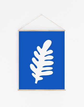 Tenture La feuille bleue - Petit Format 45 x 70 cm 2