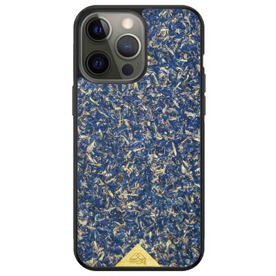 Coque de portable bio bleu bleuet