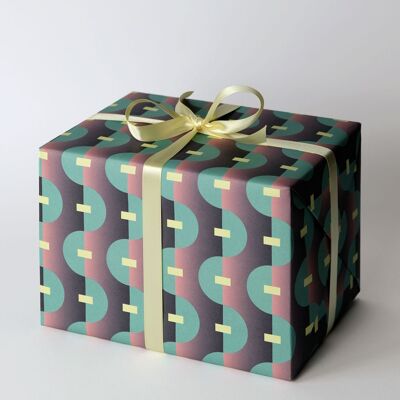 Funky Waves wrapping paper