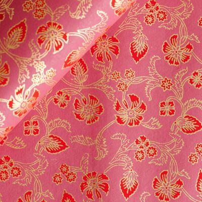 PAPEL DE REGALO JAZMÍN FUCSIA