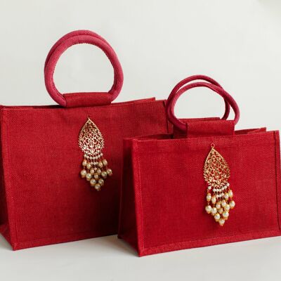 LUXURY JUTE GIFT BAGS A