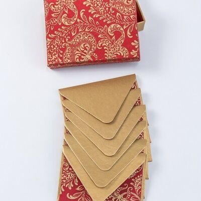 RED OPULENT NOTECARDS