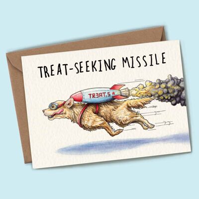 Treat Seeking Missile Card – Alltagskarte