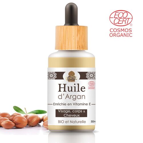 Huile d'Argan Luxe - enrichie en vitamine E - 50ml