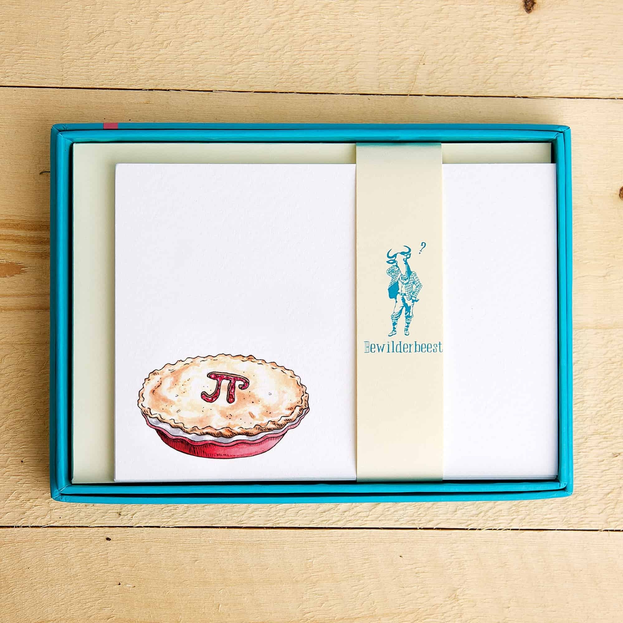 Set di carte per appunti "Cibo per la mente".