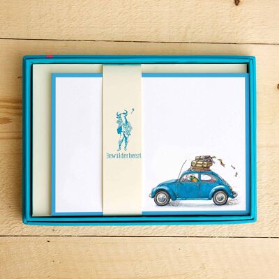 Classic Cars Notecards Set