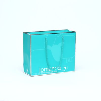 Kleine Geschenktüte mit Jomanda-Logo