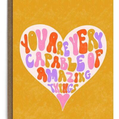 You Are Very Capable Of Amazing Things - Yellow