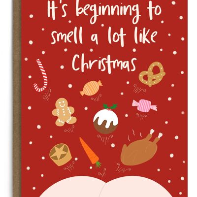Christmas F*rts Cartolina di Natale divertente | Vacanza | di stagione