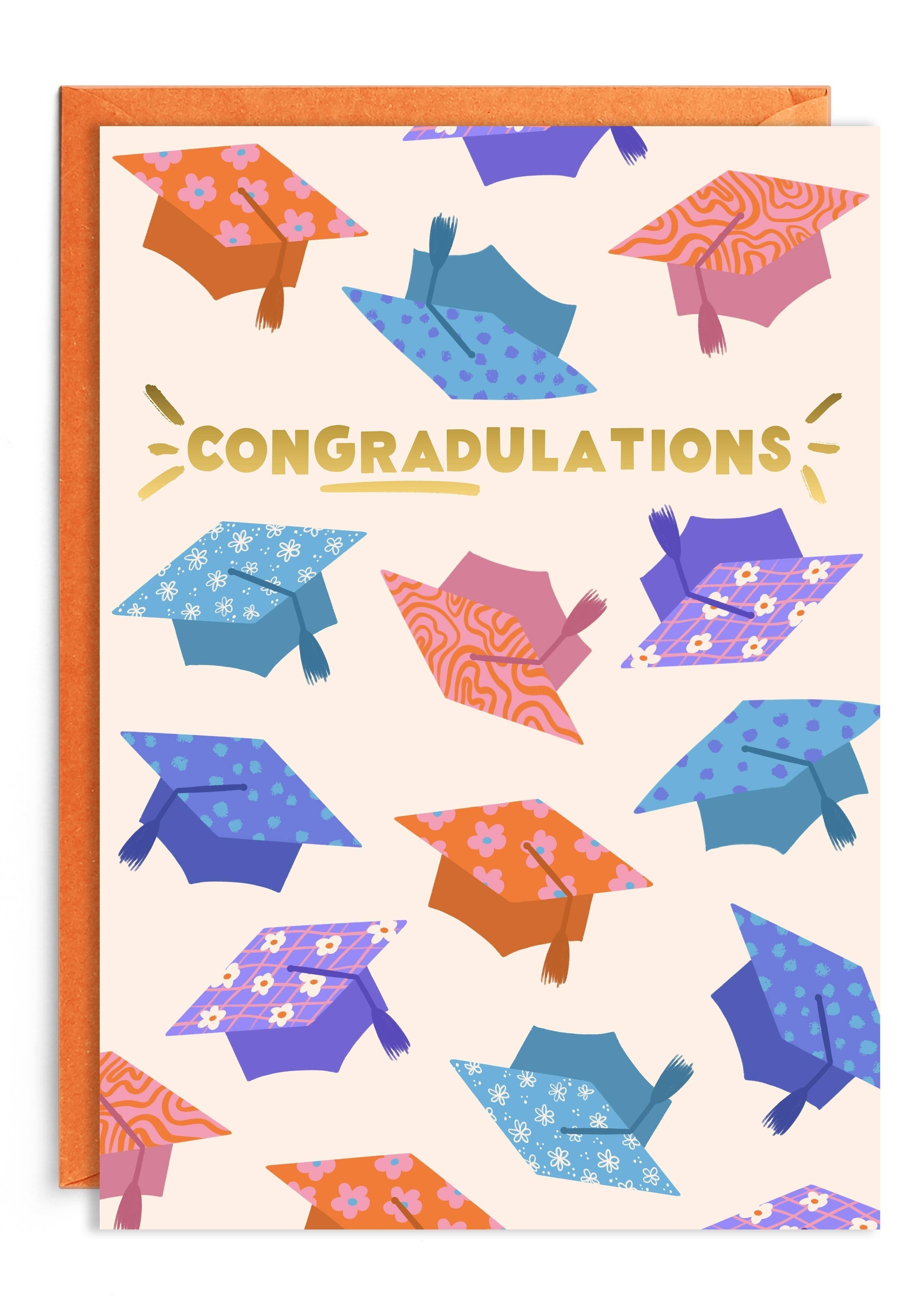 Congratulazioni | Carta di laurea divertente | Carta ben fatta