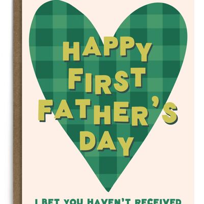 Happy First Father's Day Card | Dad Card | Father's Day Card